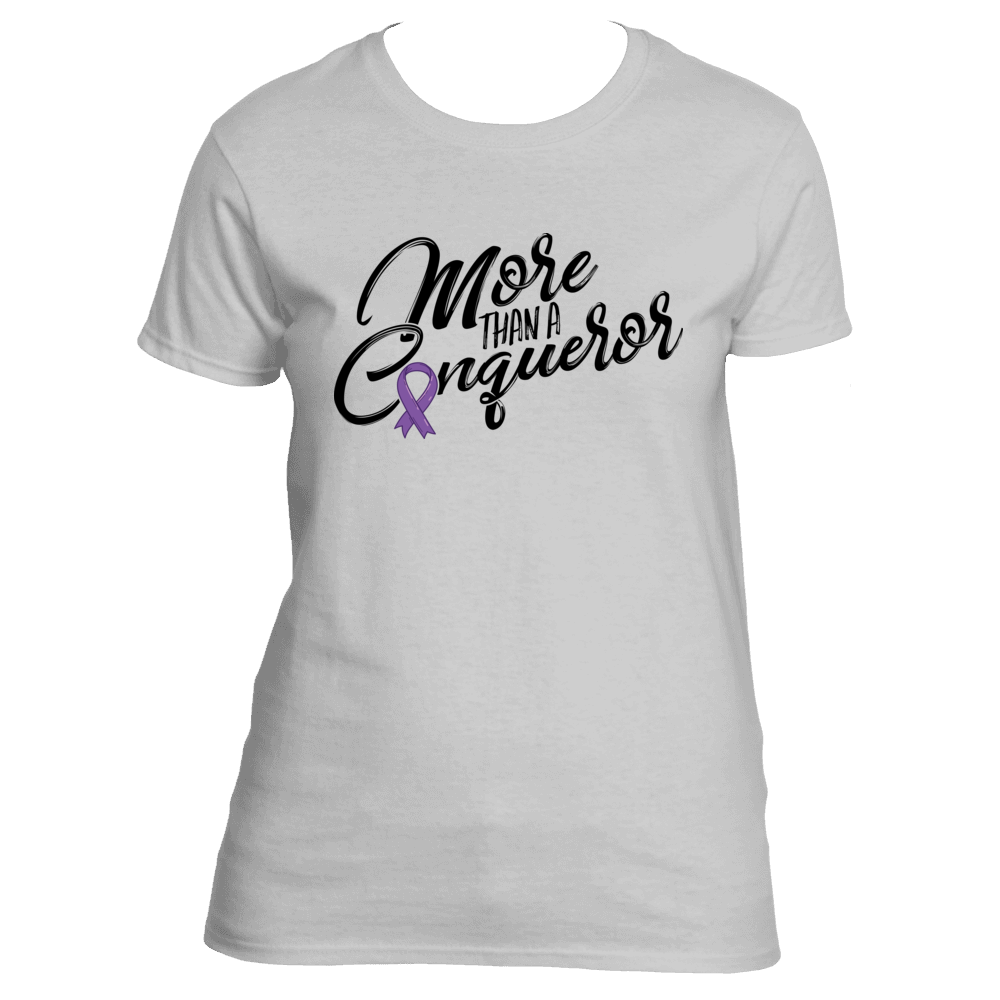 More Than A Conqueror (Black on White)