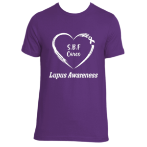 SBF Cares -Lupus Awareness Purple Tee